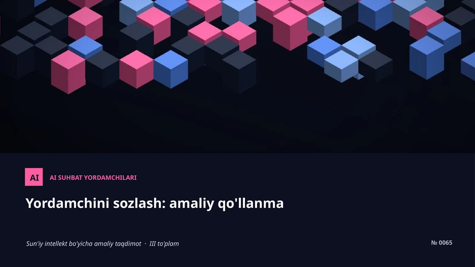 AI SUHBAT YORDAMCHILARI
