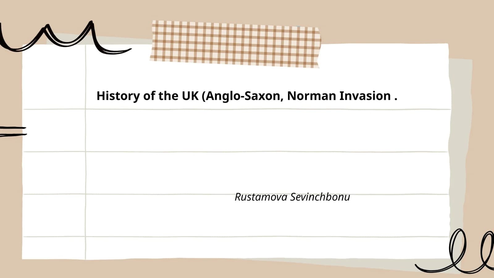 History of the UK (Anglo-Saxon, Norman Invasion)