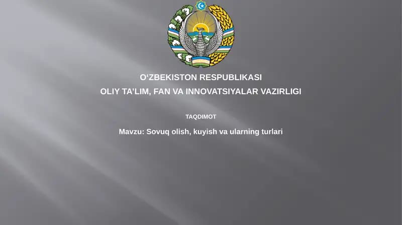 Sovuqolish, kuyish va ularning turlari