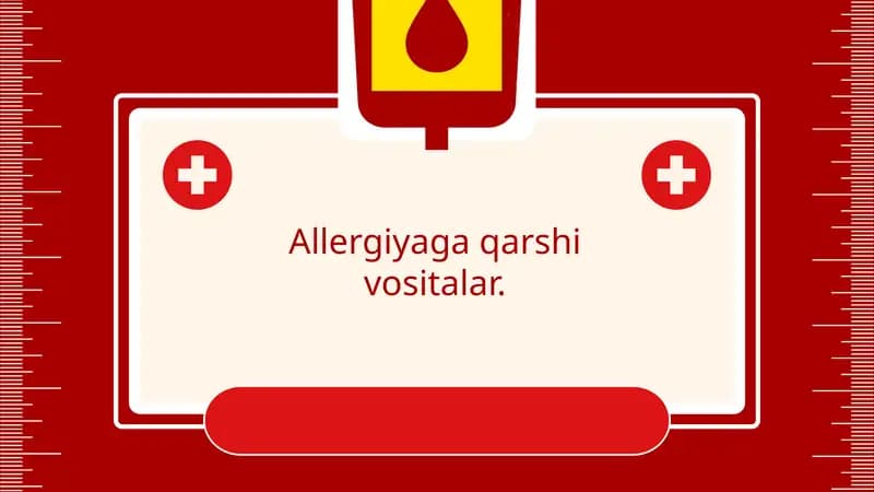 Allergiyaga qarshi vositalar