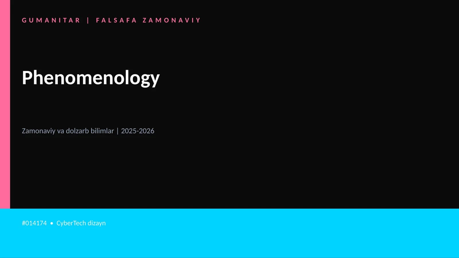 Phenomenology