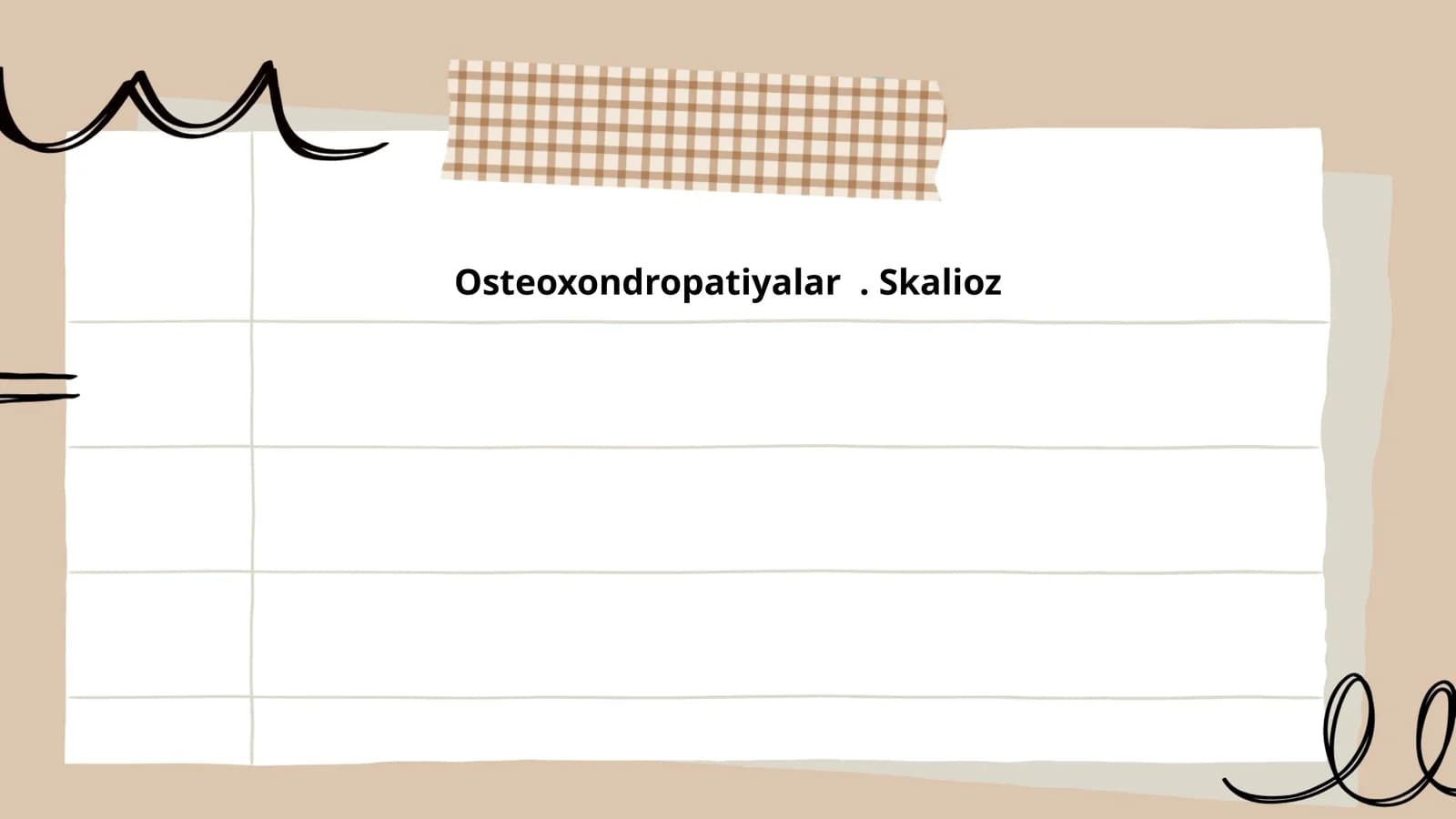 Osteoxondropatiyalar