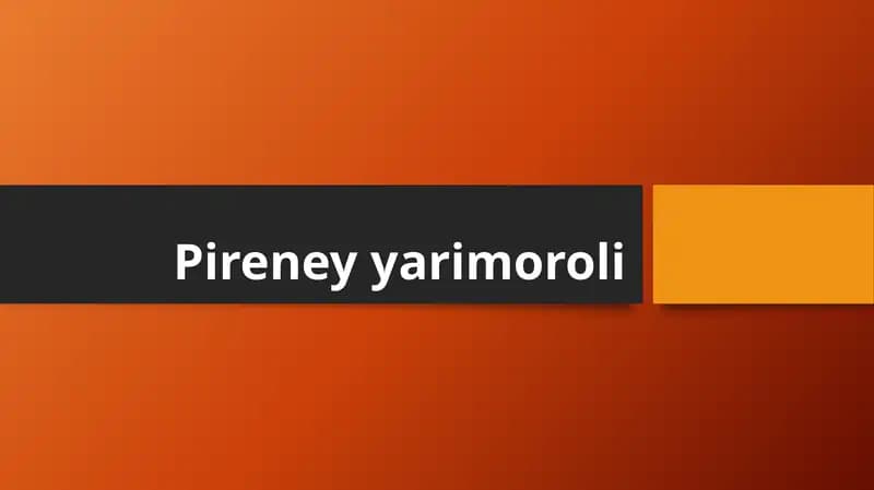 Pireney yarimoroli