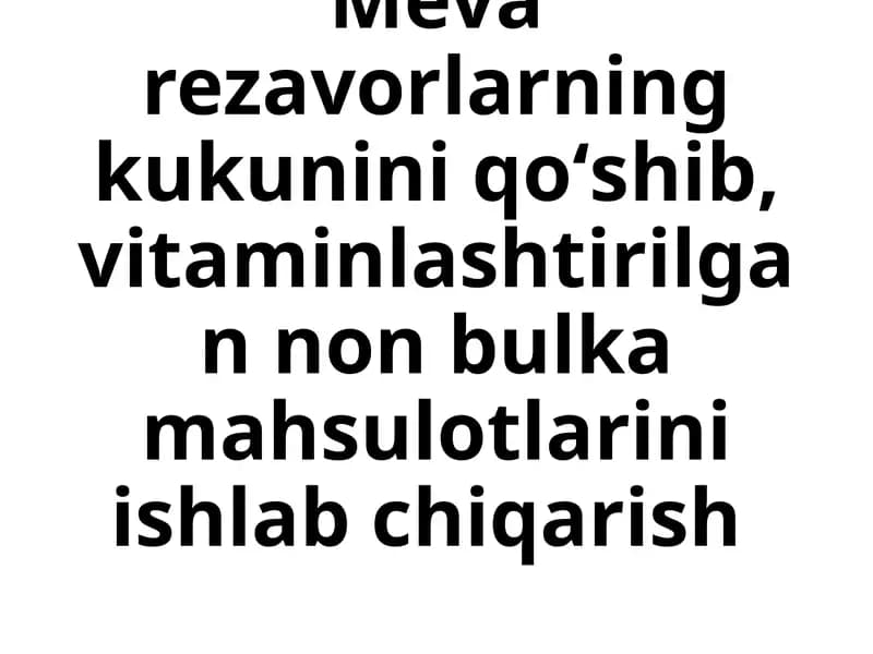 Mevarezavorlar kukuni