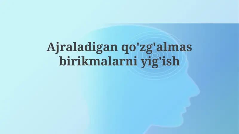Olib Bo'lmaydigan Birikmalarning Kimyoviy Tuzilishi