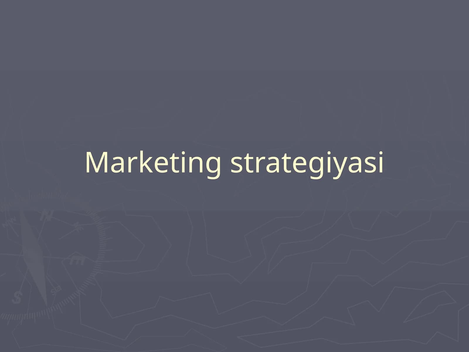 Marketing strategiyasi
