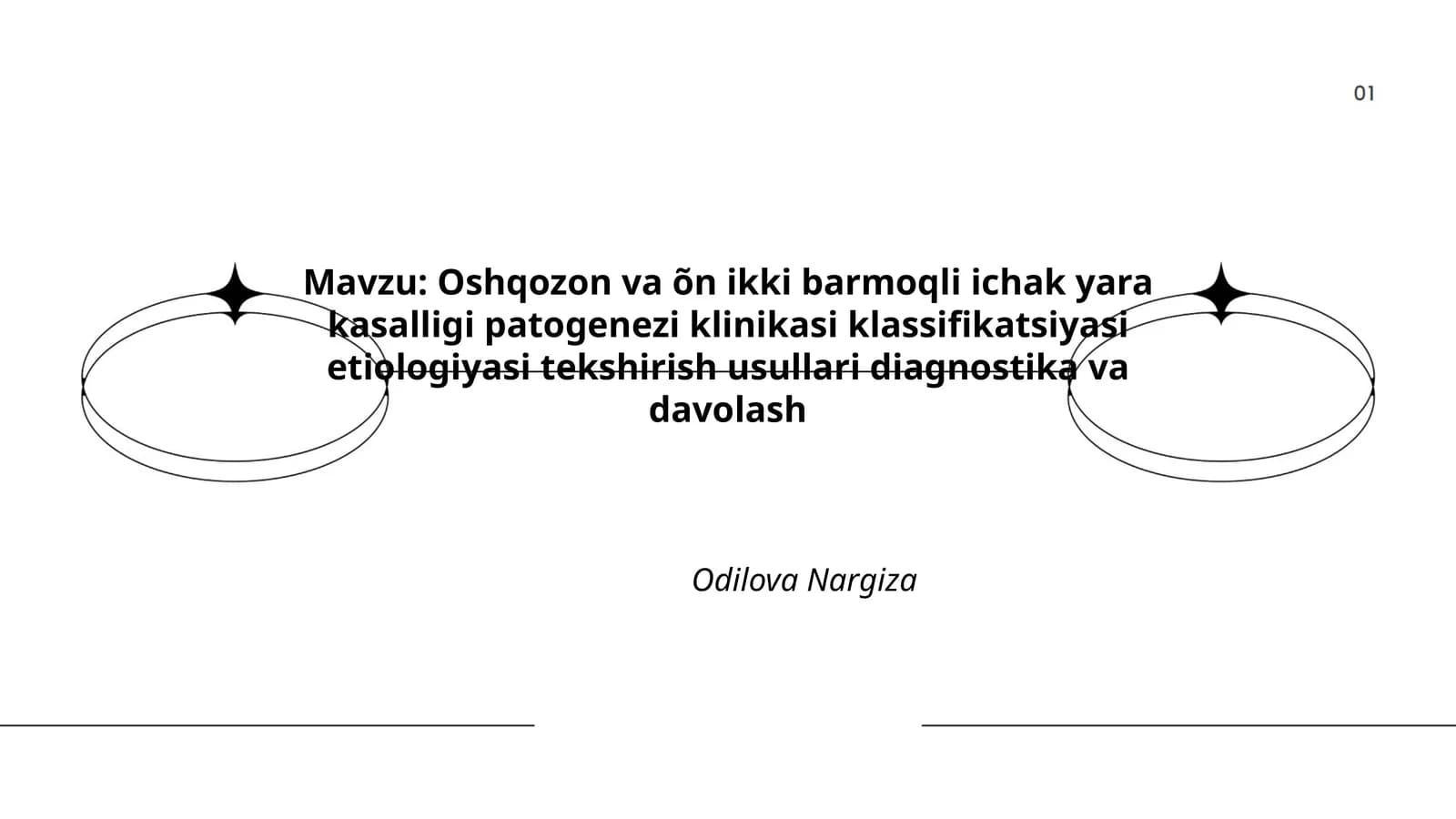 Oshqozon va õn ikki barmoqli ichak yara kasalligi