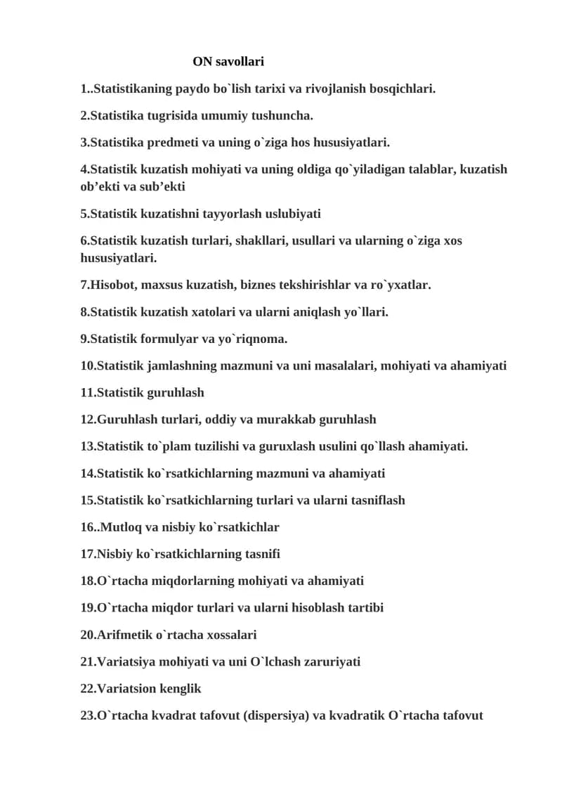 Statistika