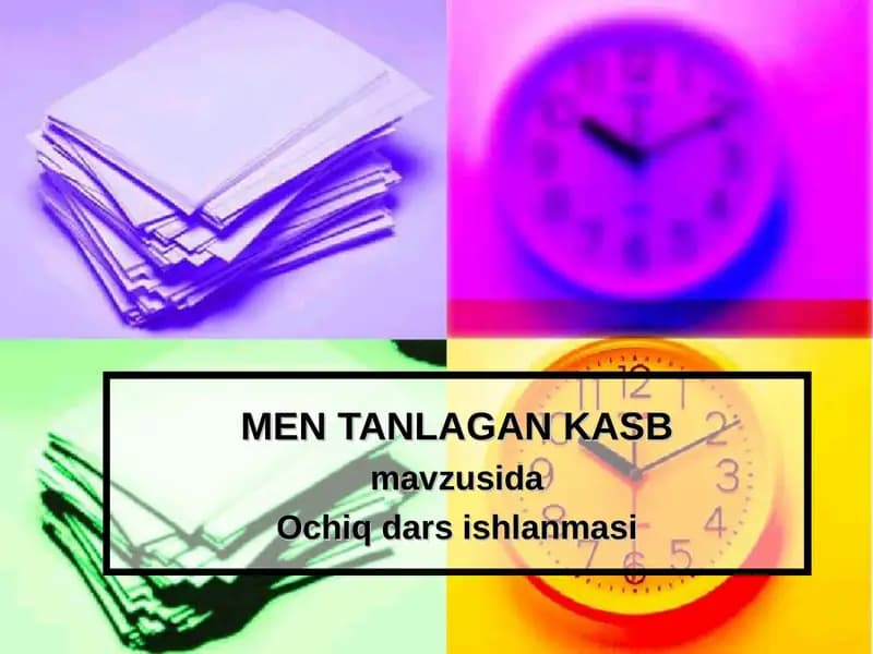 MEN TANLAGAN KASB