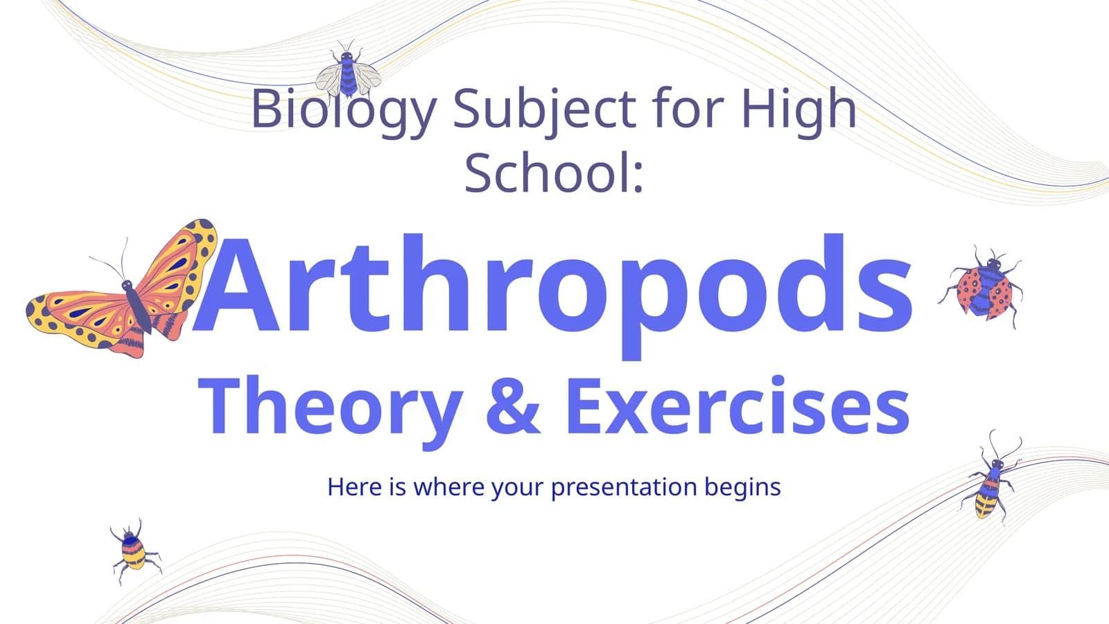 Biology Subject for High School: Arthropods