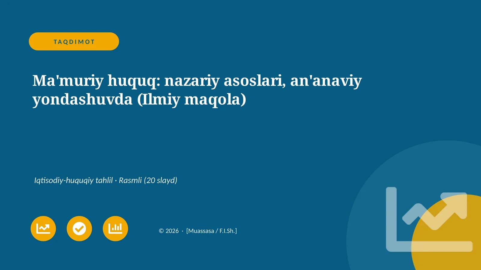 Ma'muriy huquq: nazariy asoslari, an'anaviy yondashuvda