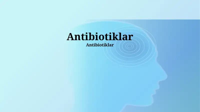 Antibiotiklar