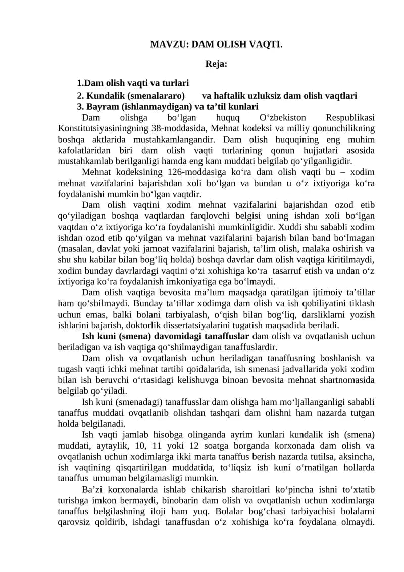 DAM OLISH VAQTI