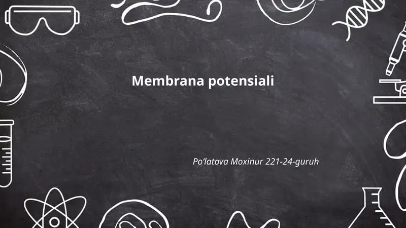 Membrana potensiali