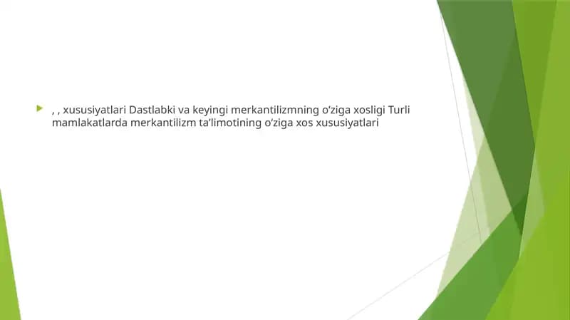 Merkantilizm