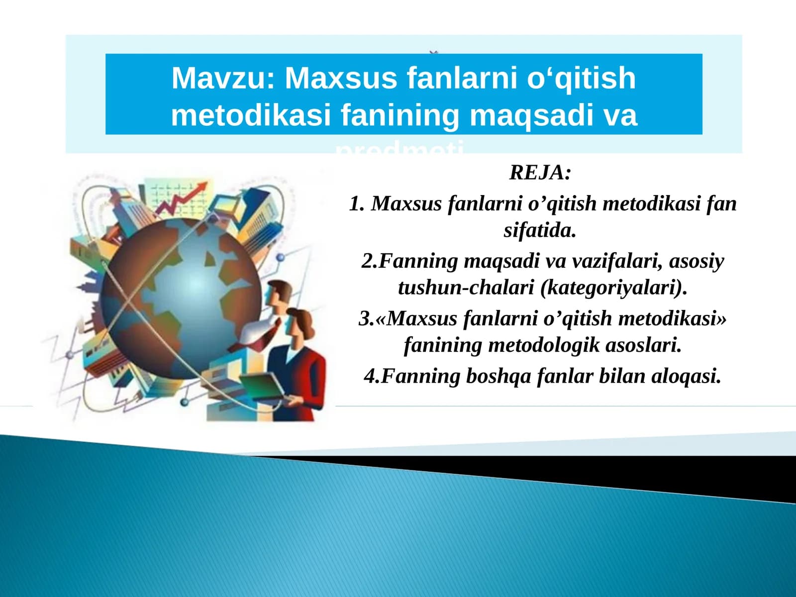 Maxsus fanlarni o‘qitish metodikasi fan sifatida