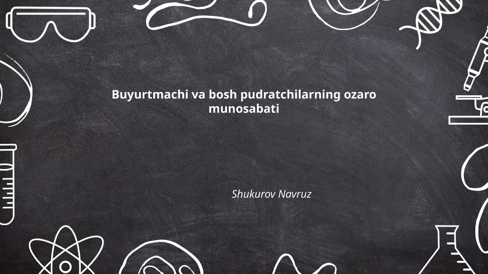 O'rtasidagi shartnoma turlari