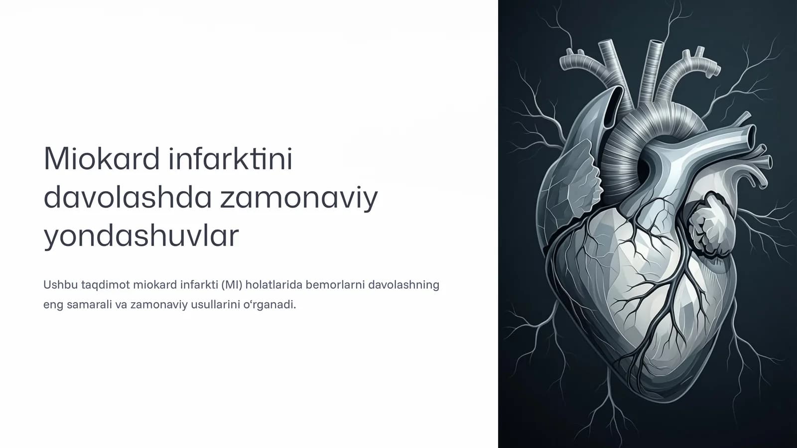 Miokard infarktini davolashda zamonaviy yondashuvlar
