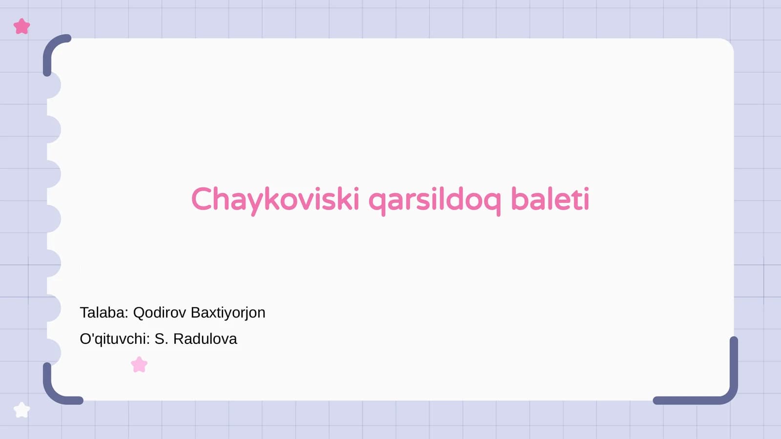 Chaykoviski qarsildoq baleti