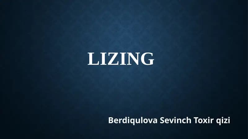 Lizing