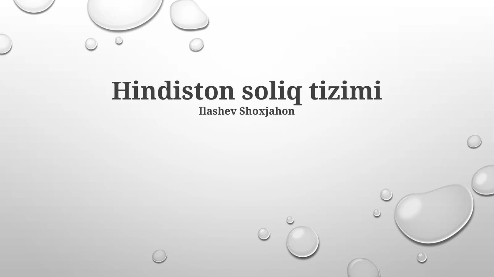Hindiston soliq tizimi