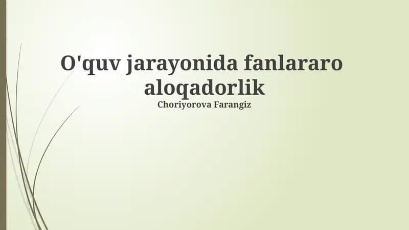 Interfaol o'quv uslublari