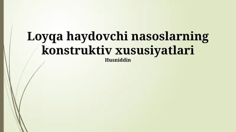 Lobe Nasoslar