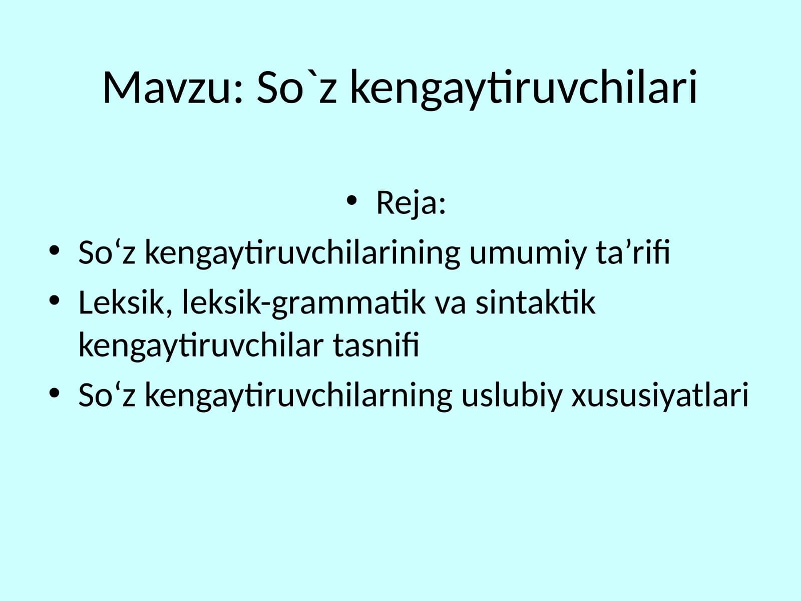 So`z kengaytiruvchilari