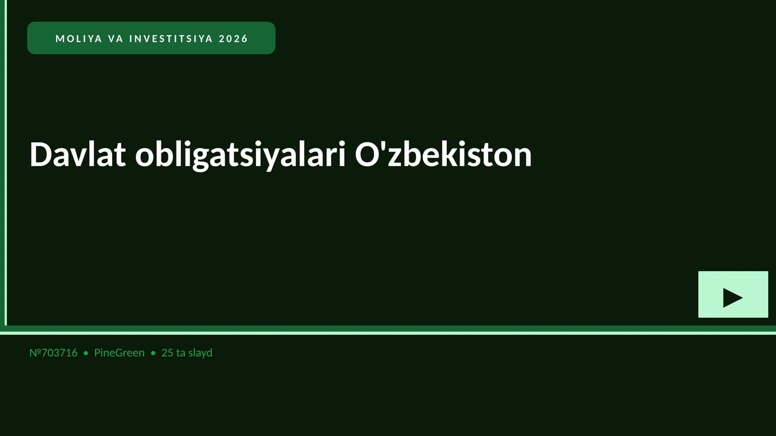 Davlat obligatsiyalari O'zbekiston