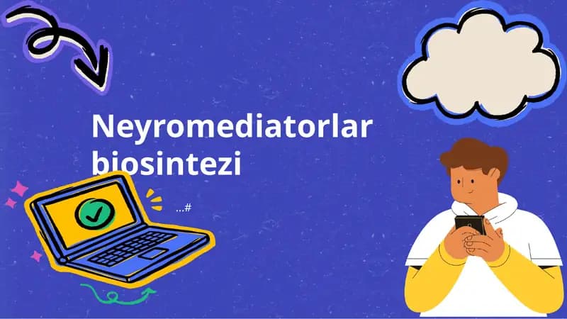 Neyromediatorlar biosintezi