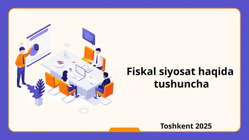 Fiskal siyosat haqida tushuncha