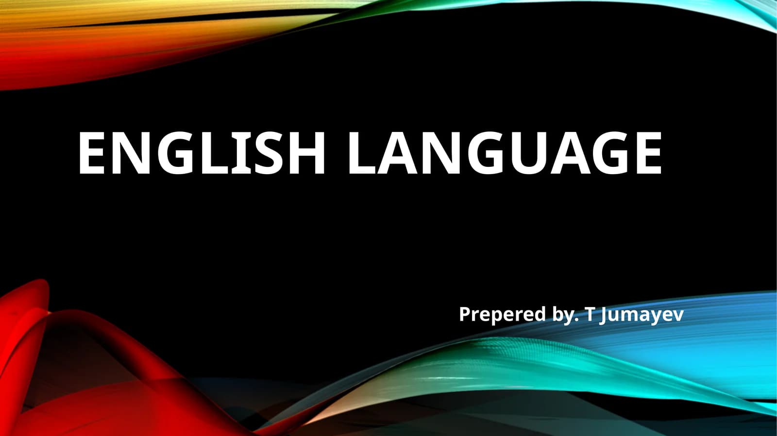 ENGLISH LANGUAGE