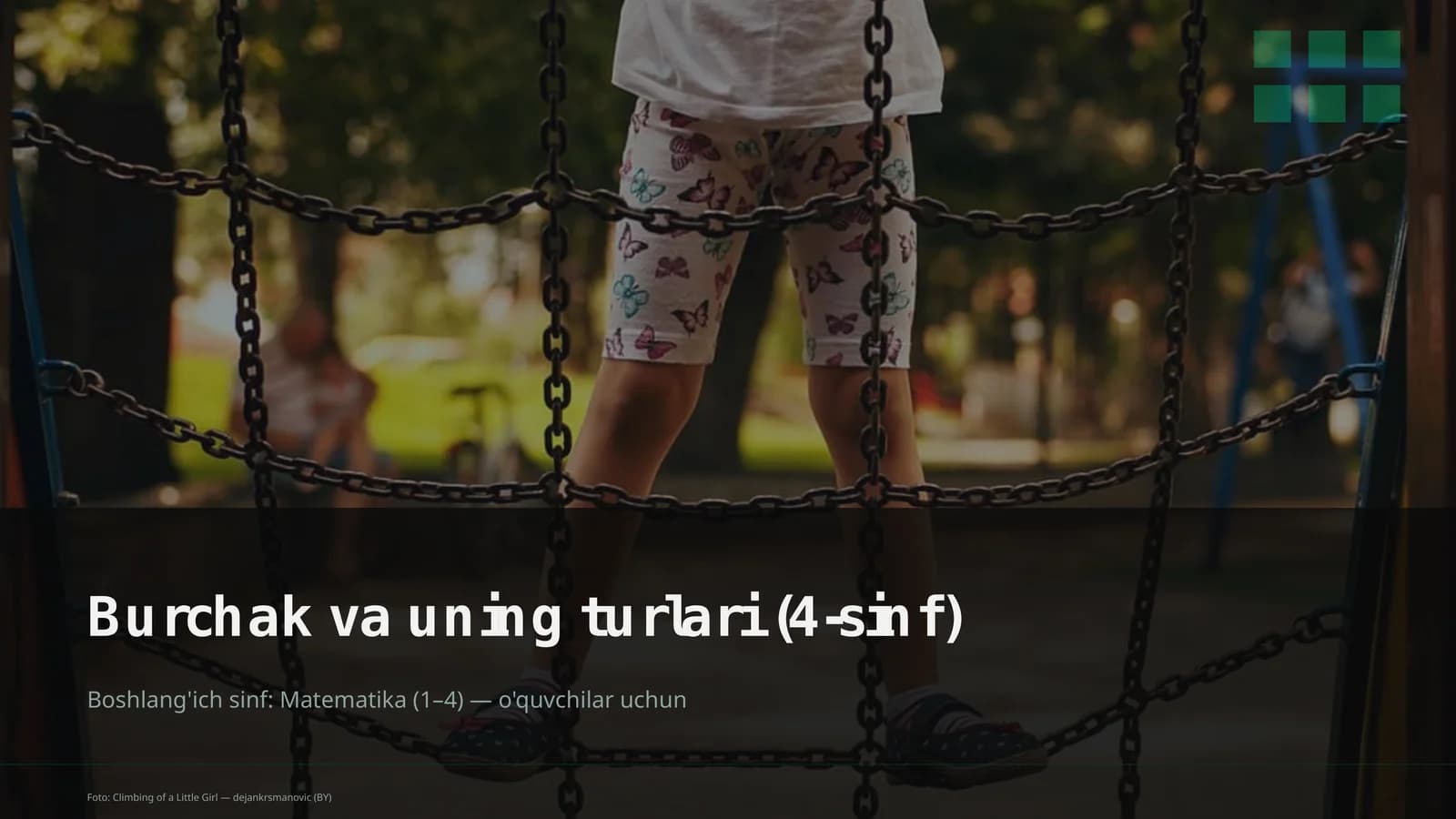 Burchak va uning turlari (4-sinf)