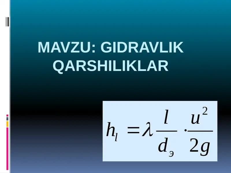 GIDRAVLIK QARSHILIKLAR