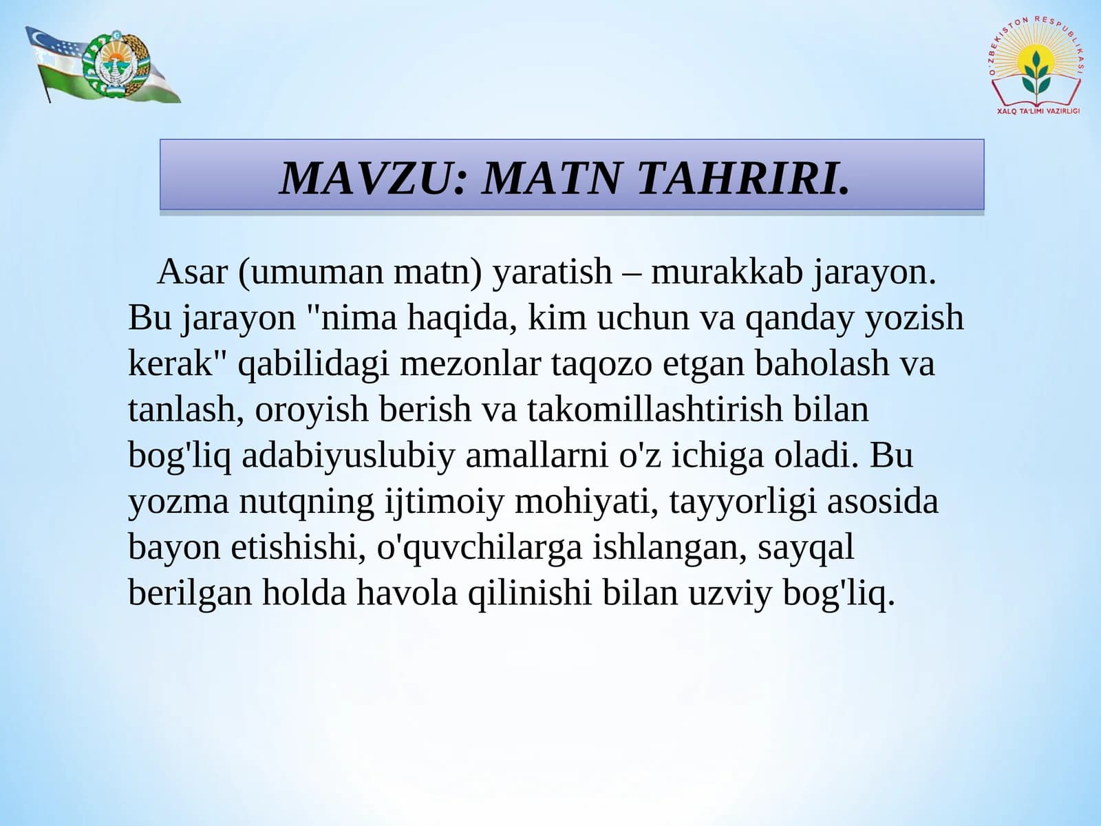 Matn tahriri