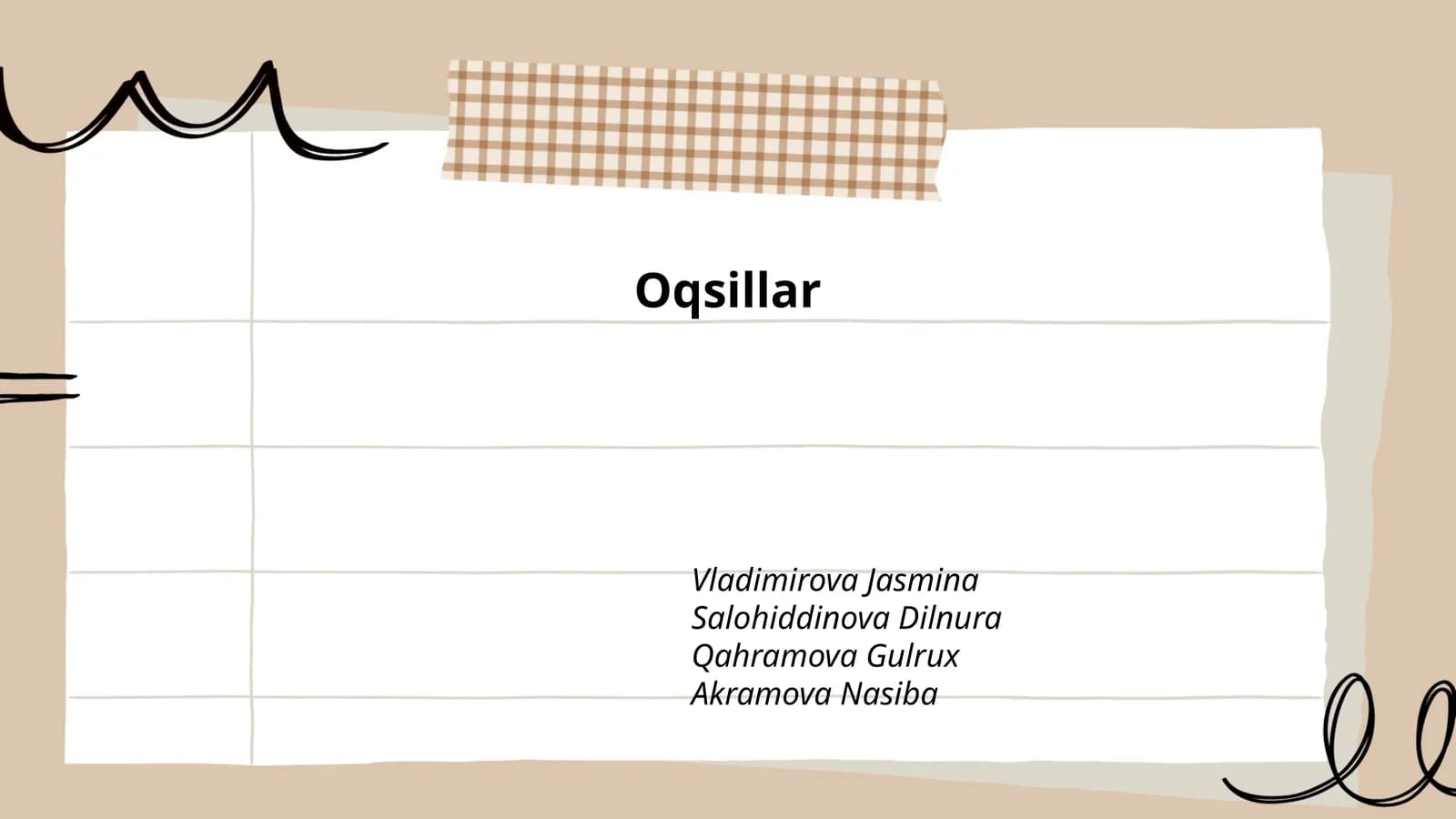 Oqsillar