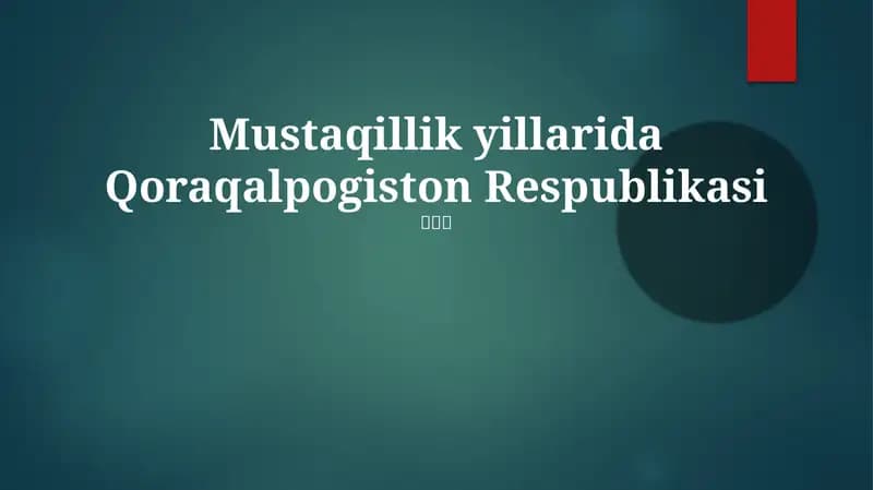 Qoraqalpogiston Respublikasi