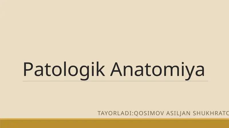PatologikAnatomiya