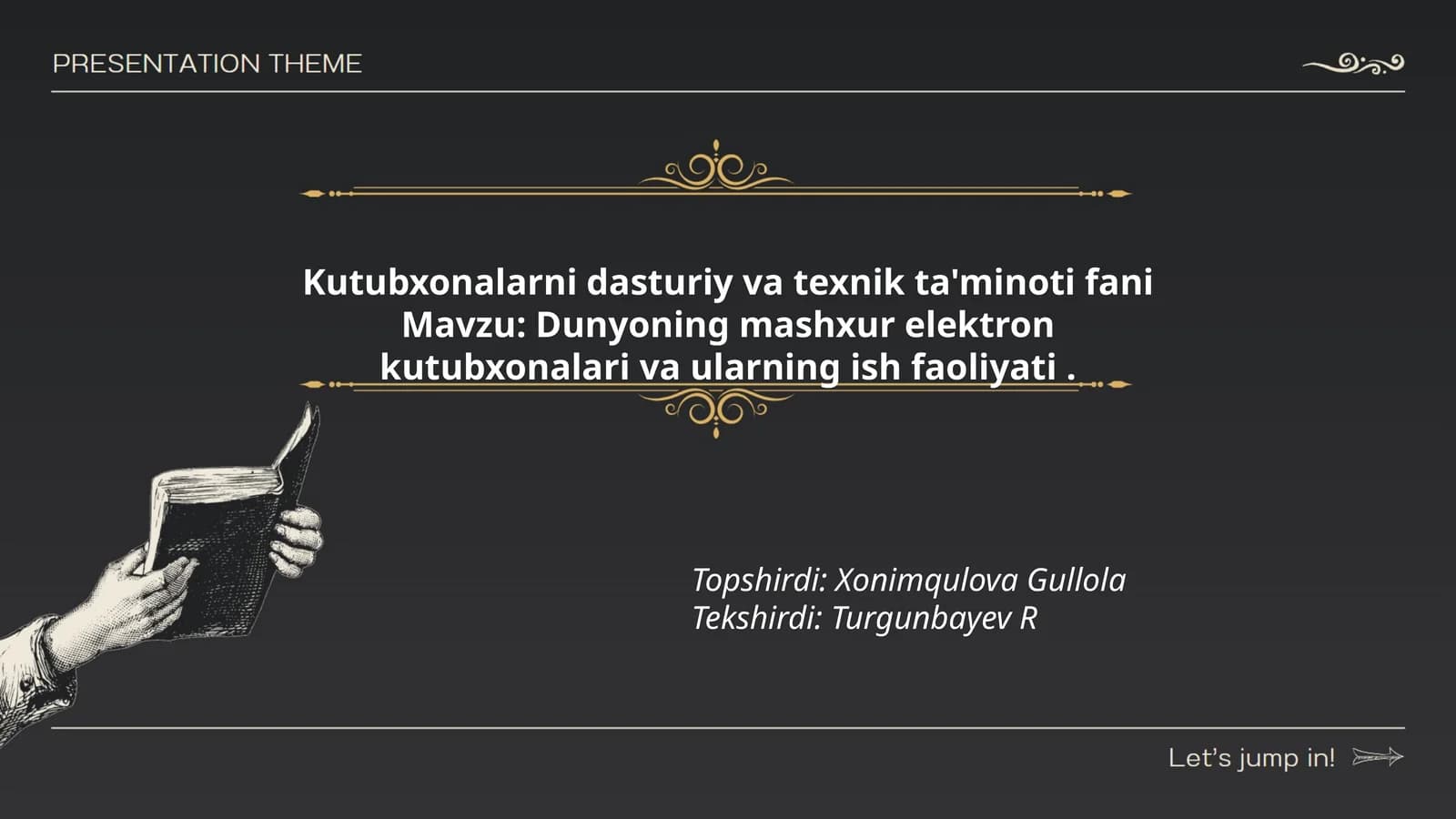 Dunyoning mashxur elektron kutubxonalari va ularning ish faoliyati