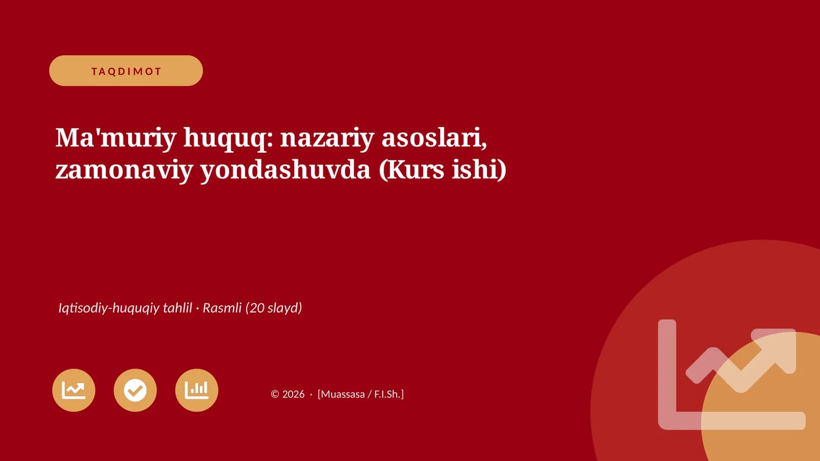 Ma'muriy huquq: nazariy asoslari, zamonaviy yondashuvda (Kurs ishi)