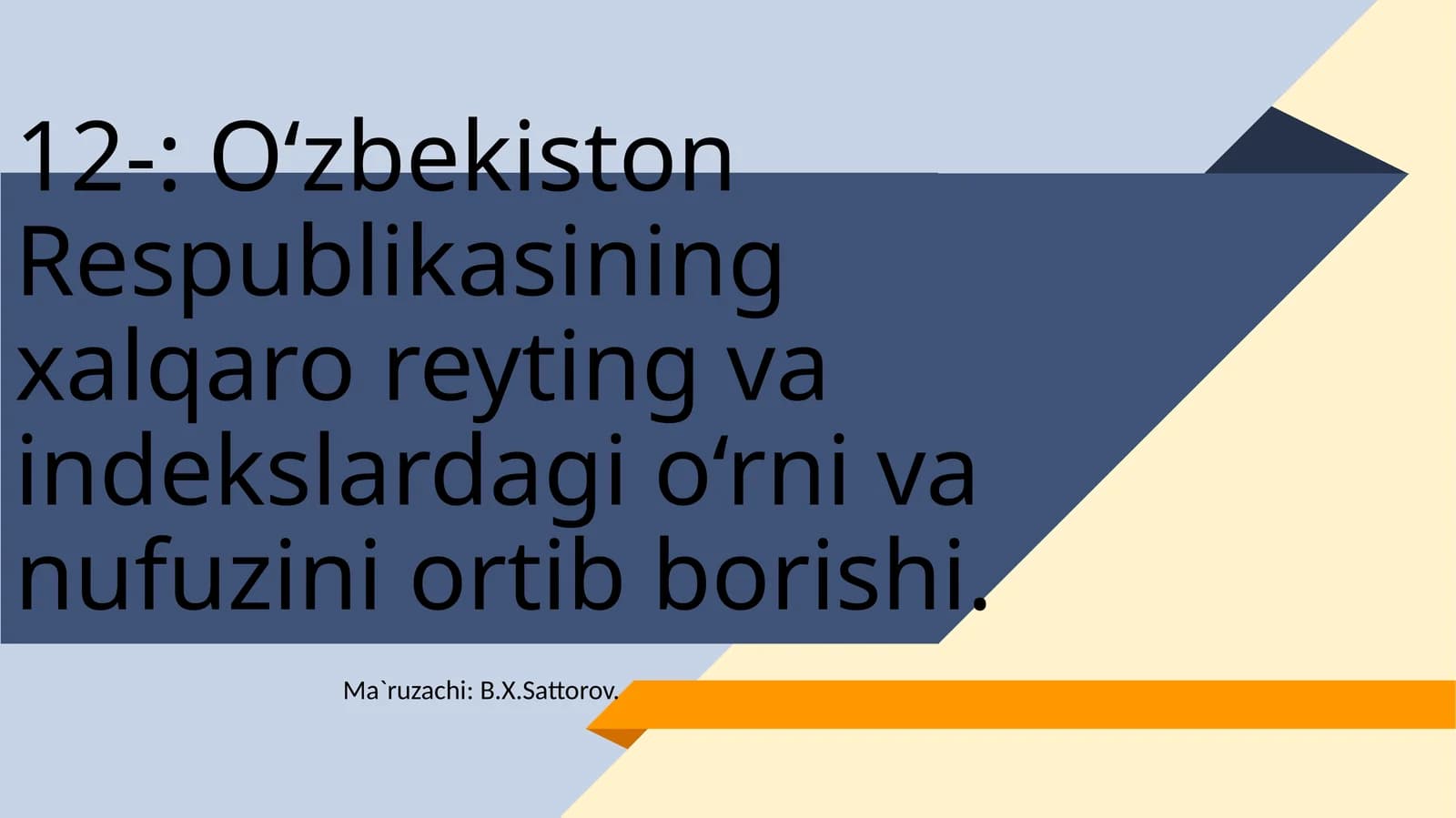 Xalqaroreytingvaindekslarningahamiyati