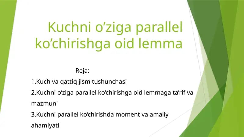Kuchnio’zigaparallelko’chirishgaoidlemma
