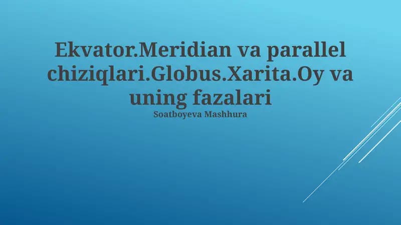 Oy va uning fazalari