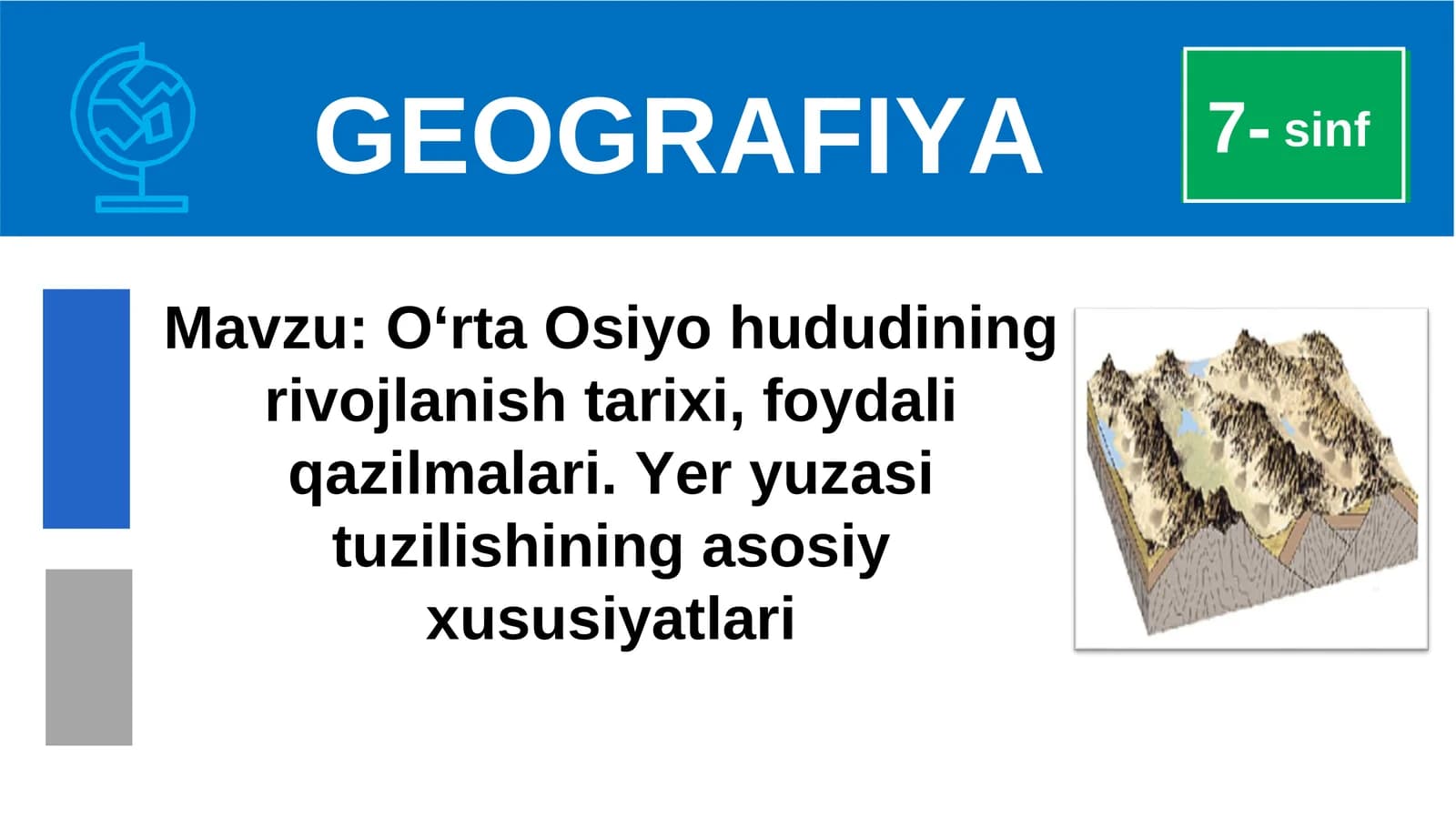 O‘rta Osiyo hududining rivojlanish tarixi