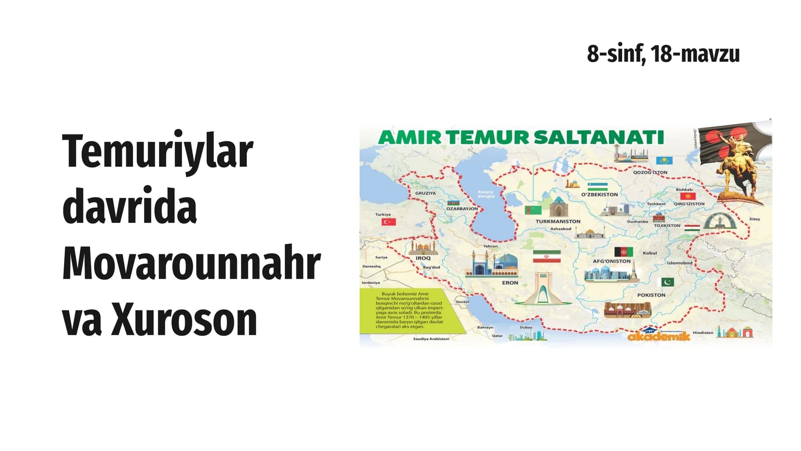 Temuriylar davrida Movarounnahr va Xuroson