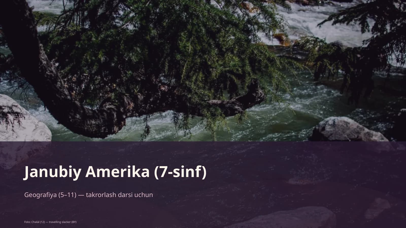 Janubiy Amerika (7-sinf)