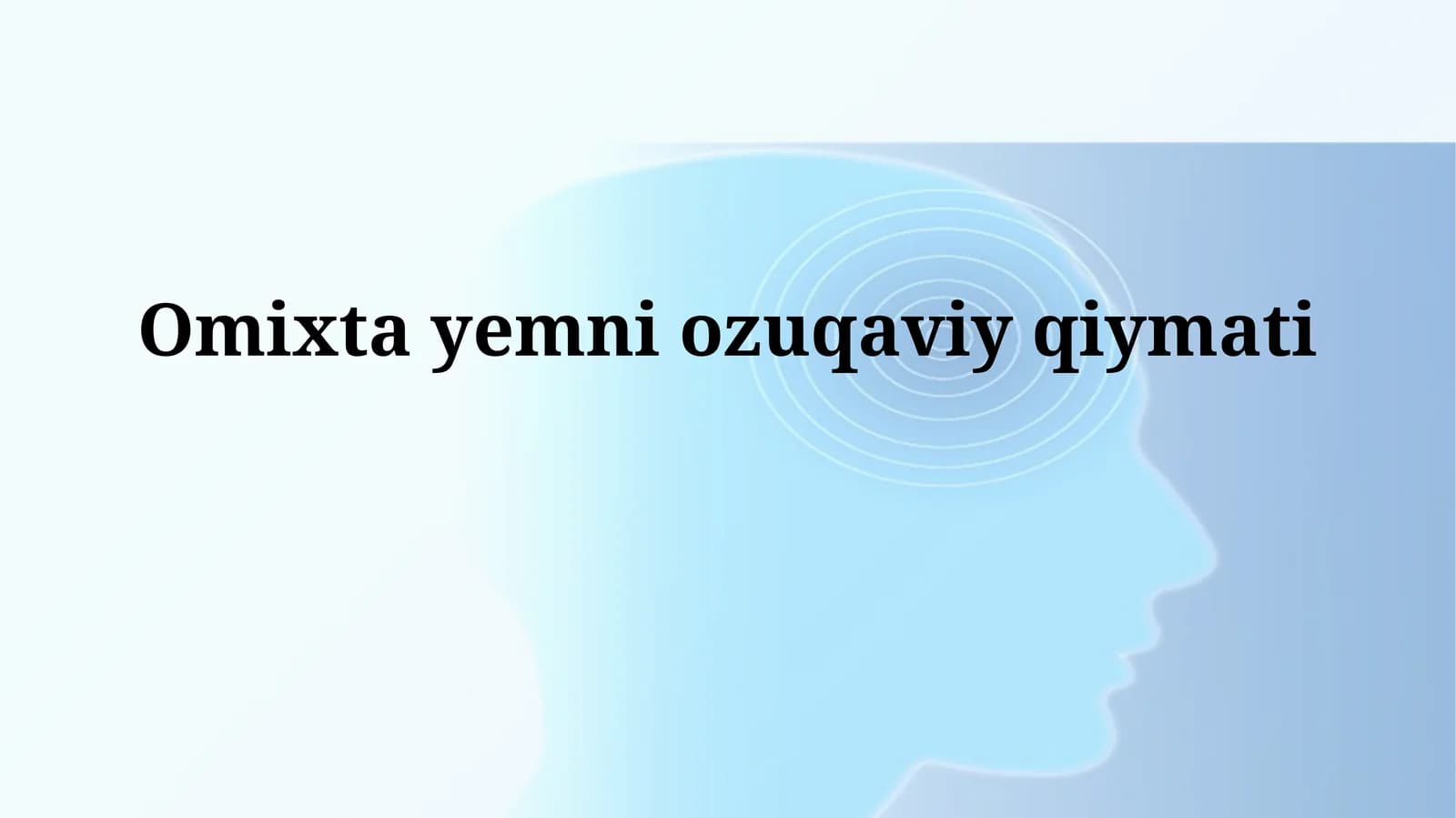 Omixta yemniozuqaviyqiymati