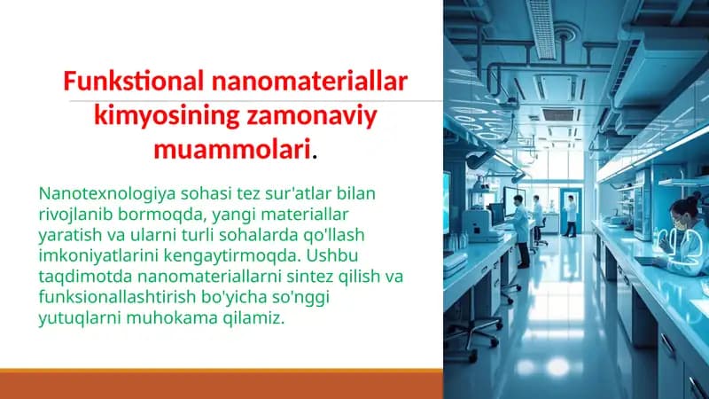 Funktsional Nanomateriallar