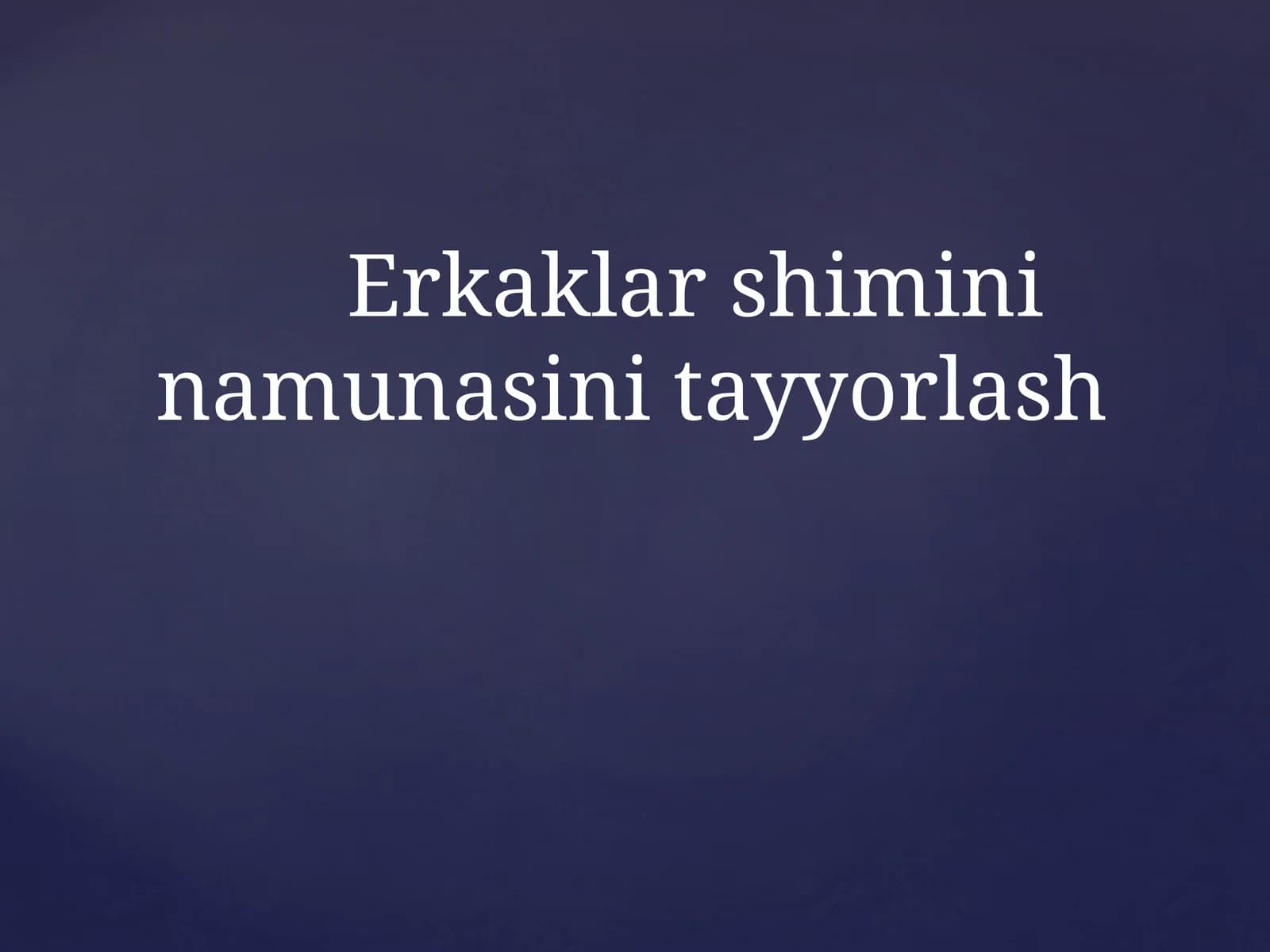 Klassik erkaklar shimlari (burmalarsiz)