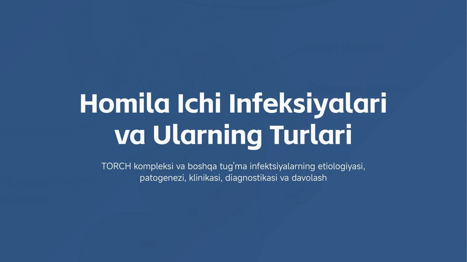 Homila Ichi Infeksiyalari va Ularning Turlari
